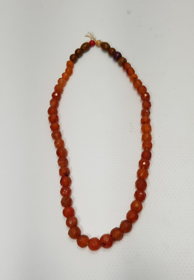 OSMANLI DÖNEMİ FASETA KESİM AKİK BAYAN KOLYESİ