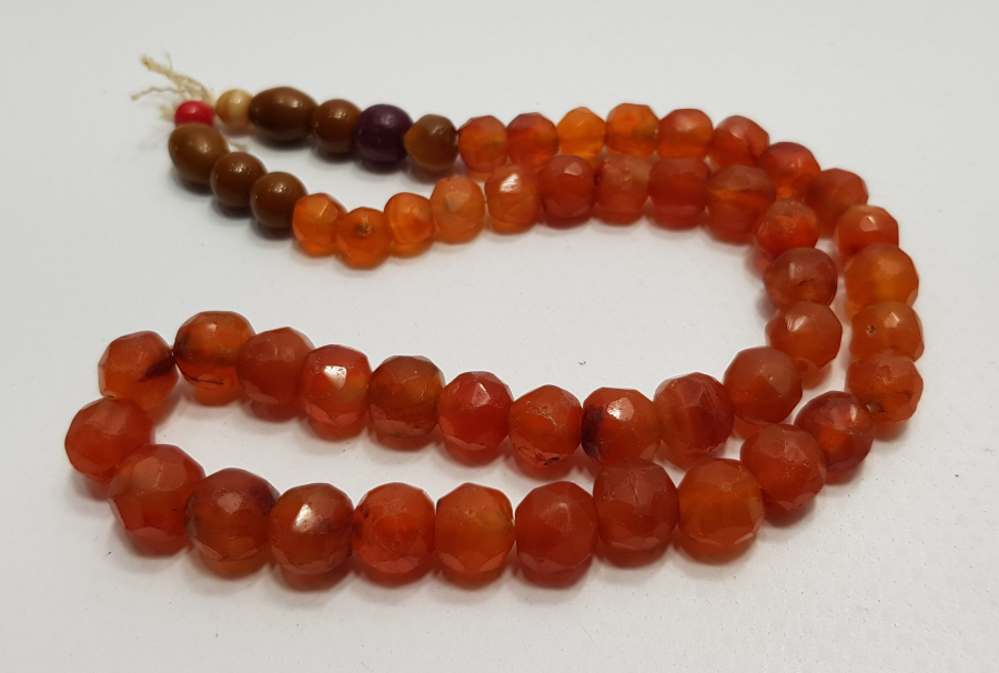 OSMANLI DÖNEMİ FASETA KESİM AKİK BAYAN KOLYESİ