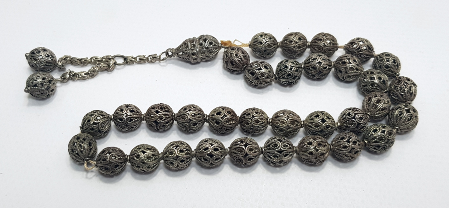 OSMANLI DÖNEMİ GÜMÜŞ TESBİH