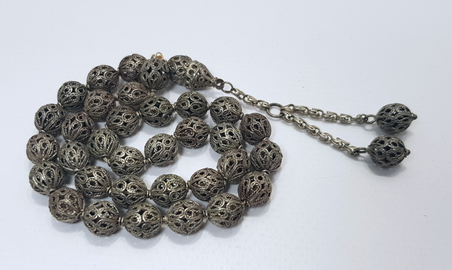 OSMANLI DÖNEMİ GÜMÜŞ TESBİH