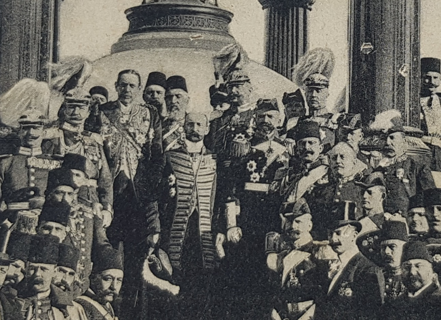 ALMAN ÇEŞMESİNİN AÇILIŞI KARTPOSTALI - NADİR