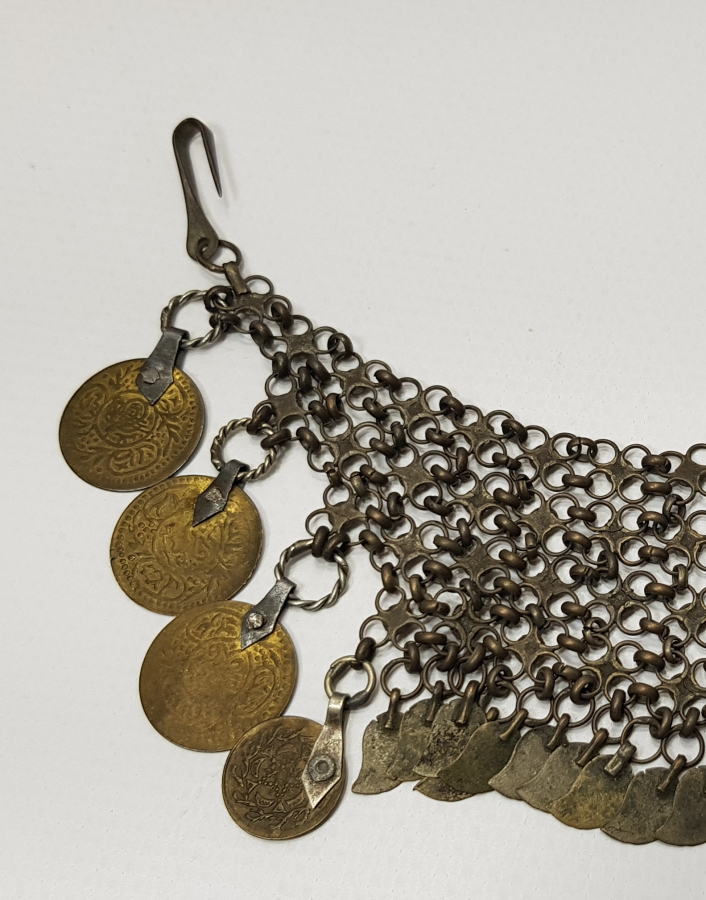 OSMANLI DÖNEMİ  YANAKLIK GÜMÜŞ TAKI