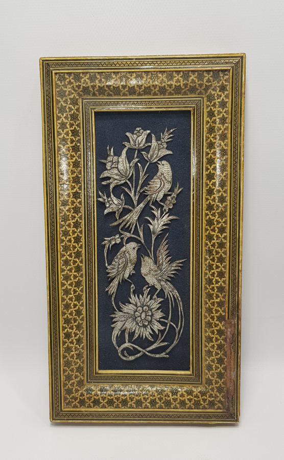 İRAN İŞİ KIL TESTERE İŞÇİLİKLİ SANATSAL TABLO