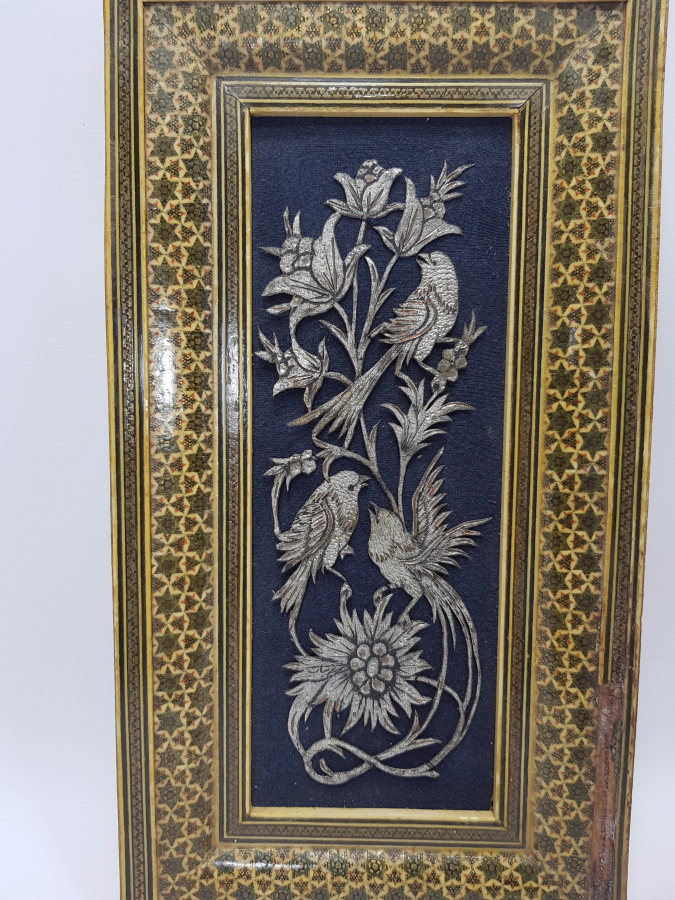 İRAN İŞİ KIL TESTERE İŞÇİLİKLİ SANATSAL TABLO