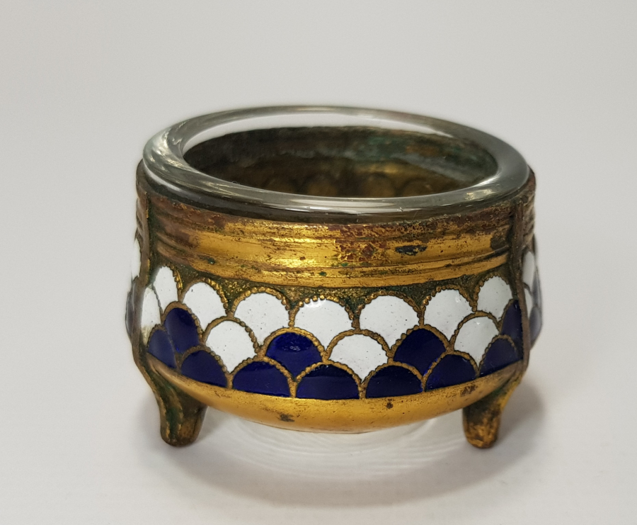 RUS YAPIMI MİNE İŞÇİLİKLİ ALTIN KAPLAMA HAVYARLIK