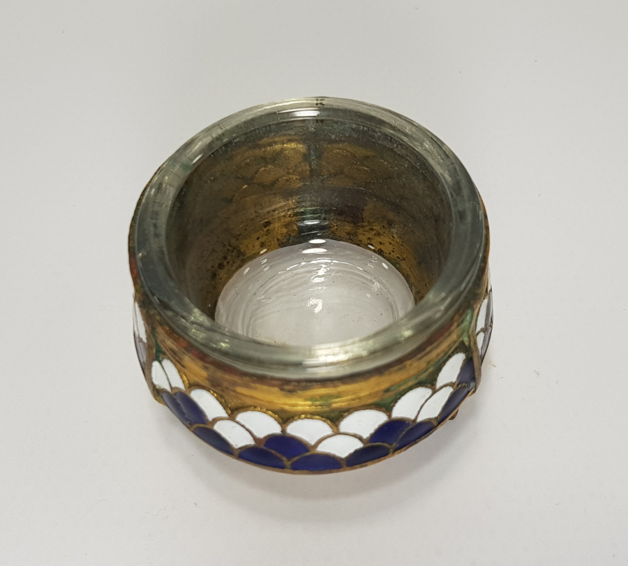 RUS YAPIMI MİNE İŞÇİLİKLİ ALTIN KAPLAMA HAVYARLIK