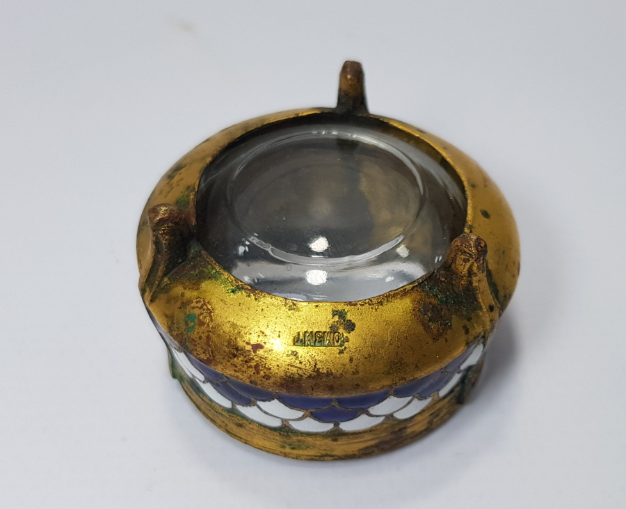 RUS YAPIMI MİNE İŞÇİLİKLİ ALTIN KAPLAMA HAVYARLIK