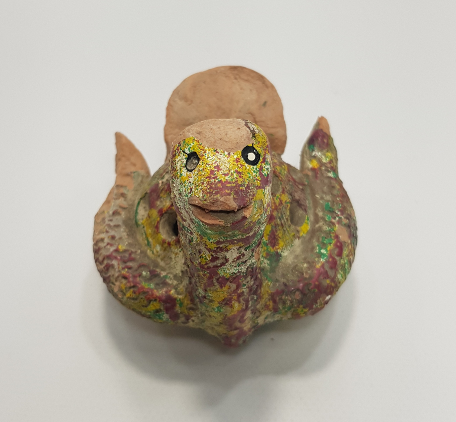 OSMANLI DÖNEMİ ADAPAZARI İŞİ KUŞ FORMLU ÇOK NADİR SERAMİK BUHURDANLIK 