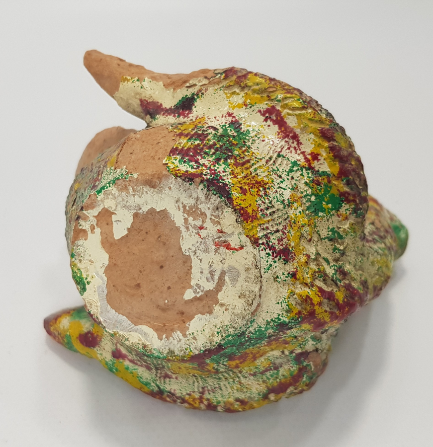 OSMANLI DÖNEMİ ADAPAZARI İŞİ KUŞ FORMLU ÇOK NADİR SERAMİK BUHURDANLIK 