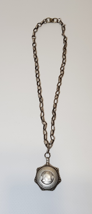 OSMANLI DÖNEMİ 1325 (1909) TARİHLİ GÜMÜŞ KOLYE 