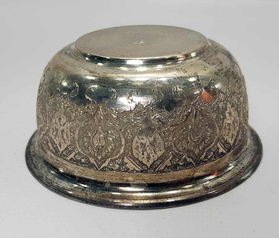 USTA DAMGALI KALEM İŞÇİLİKLİ GÜMÜŞ TAS