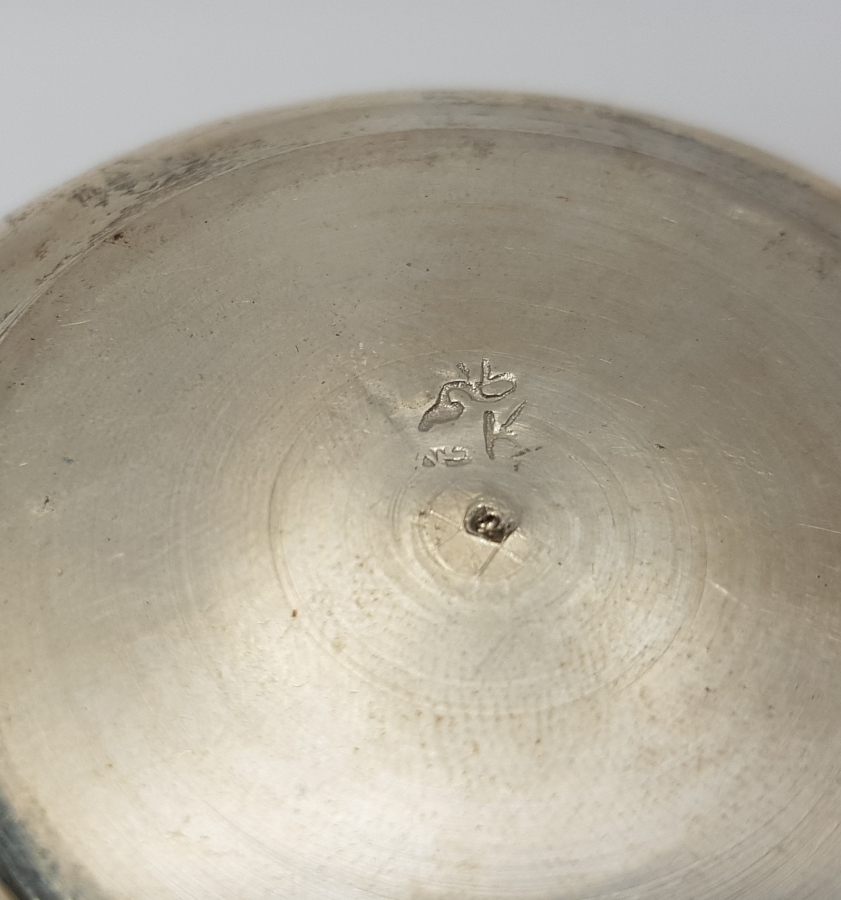 USTA DAMGALI KALEM İŞÇİLİKLİ GÜMÜŞ TAS