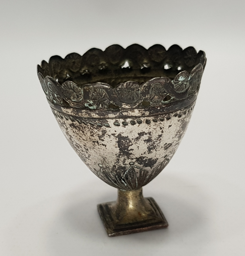 OSMANLI DÖNEMİ GÜMÜŞ FİNCAN ZARFI