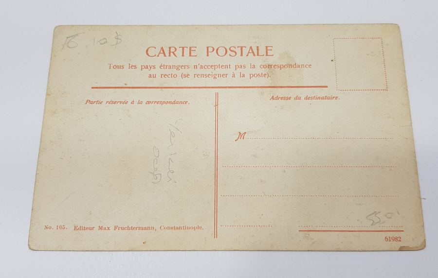 OSMANLI DÖNEMİ MAX FRUCHTERMANN KARTPOSTAL