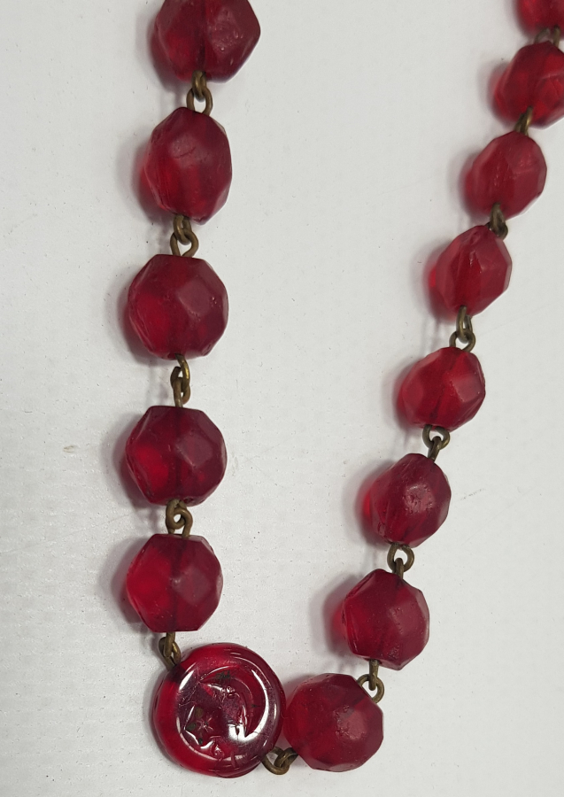 OSMANLI DÖNEMİ NAR TANESİ TAŞLARLA SÜSLÜ GERDANLIK