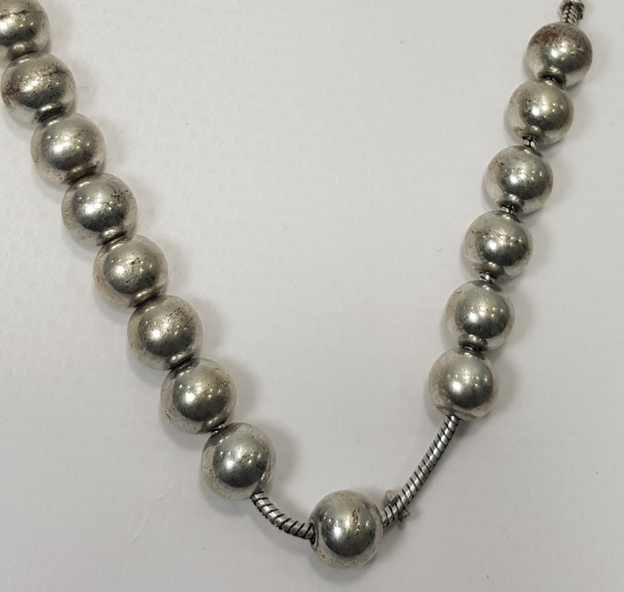 ÖZEL YAPIM GÜMÜŞ KOLYE