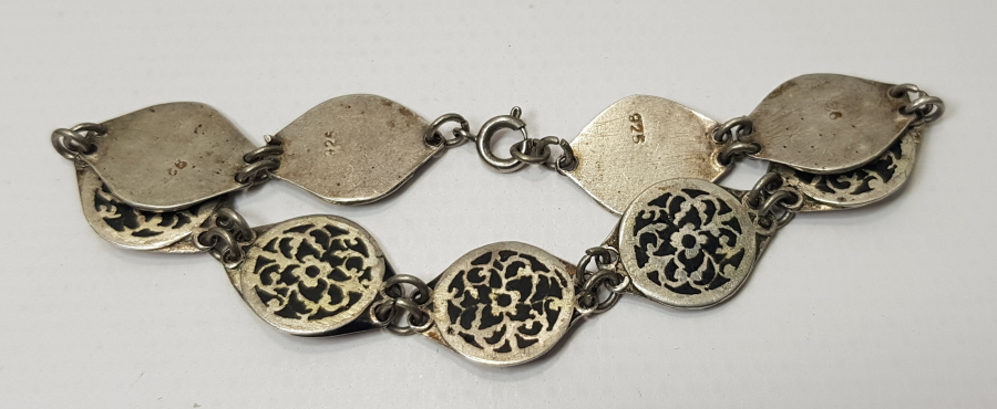 VAN İŞİ SAVATLI GÜMÜŞ BİLEKLİK