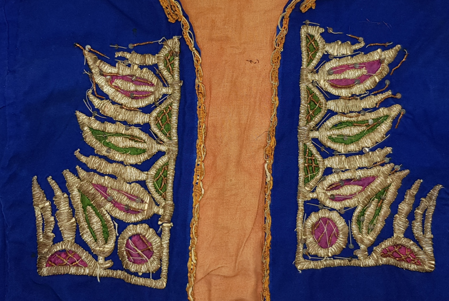 OSMANLI DÖNEMİ BURSA İŞİ SIRMALI GELİN CEPKENİ