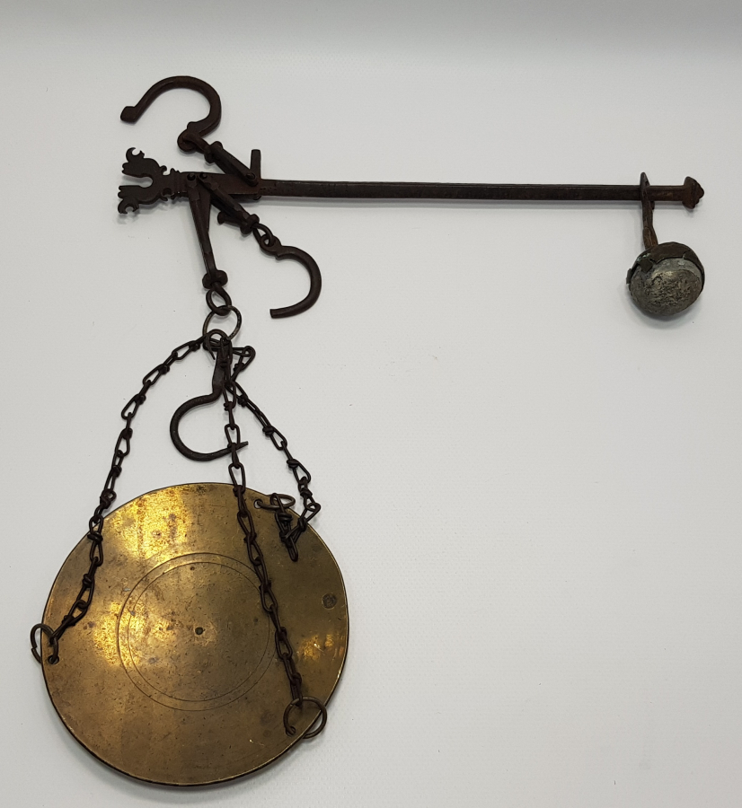 OSMANLI DÖNEMİ NADİR FORMDA USTA DAMGALI TERAZİ - KANTAR