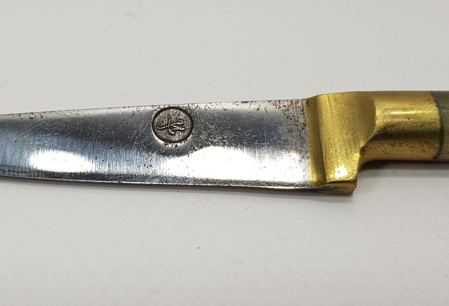 OSMANLI DÖNEMİ USTA DAMGALI MAKTA - HATTAT BIÇAĞI