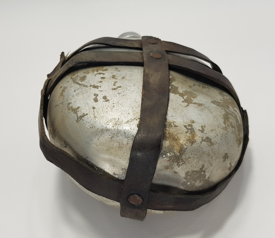 1. DÜNYA SAVAŞI DÖNEMİ ASAKİR-İ ŞAHANE YAZILI OSMANLI ASKERİ MATARASI