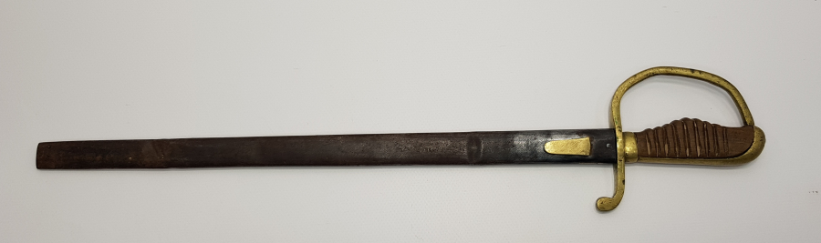 OSMANLICA  ALLAH BİZİMLEDİR VE 4 ORDU MENCİL YAZILI TOPÇU SUBAY KILICI