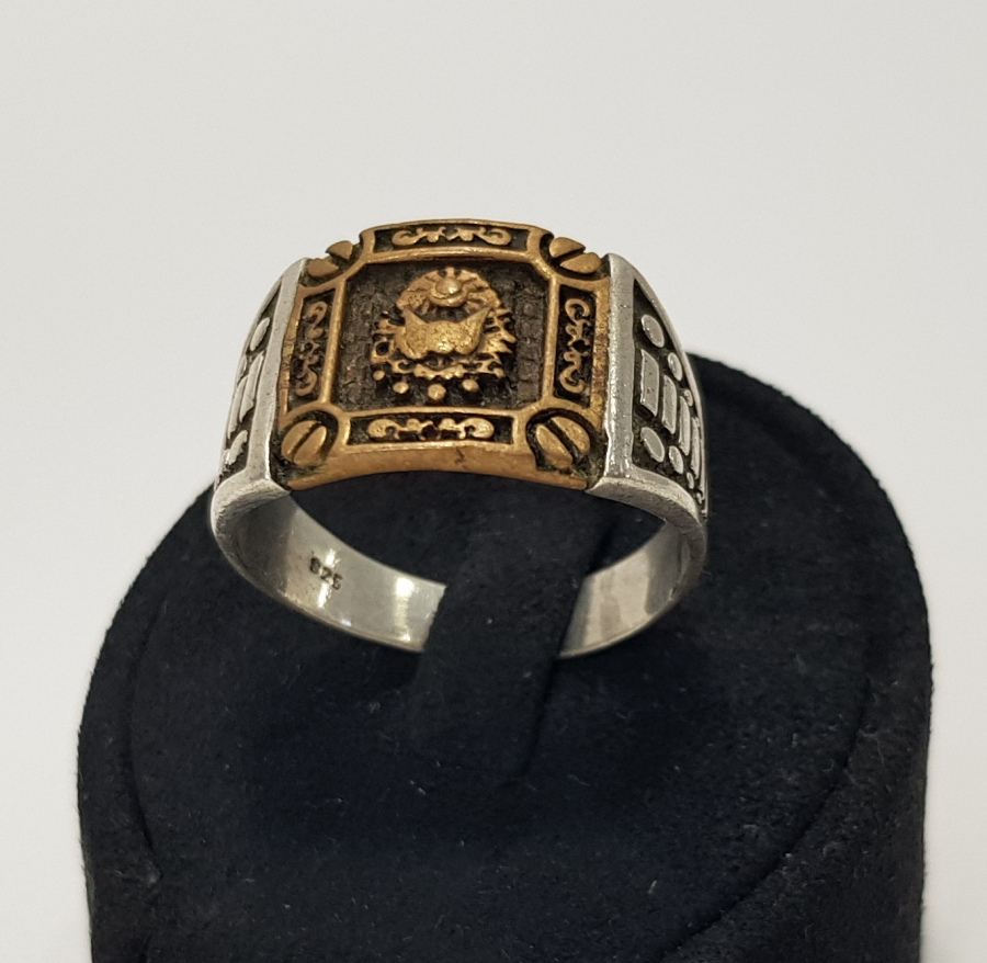 OSMANLI DEVLET ARMALI GÜMÜŞ ERKEK YÜZÜĞÜ