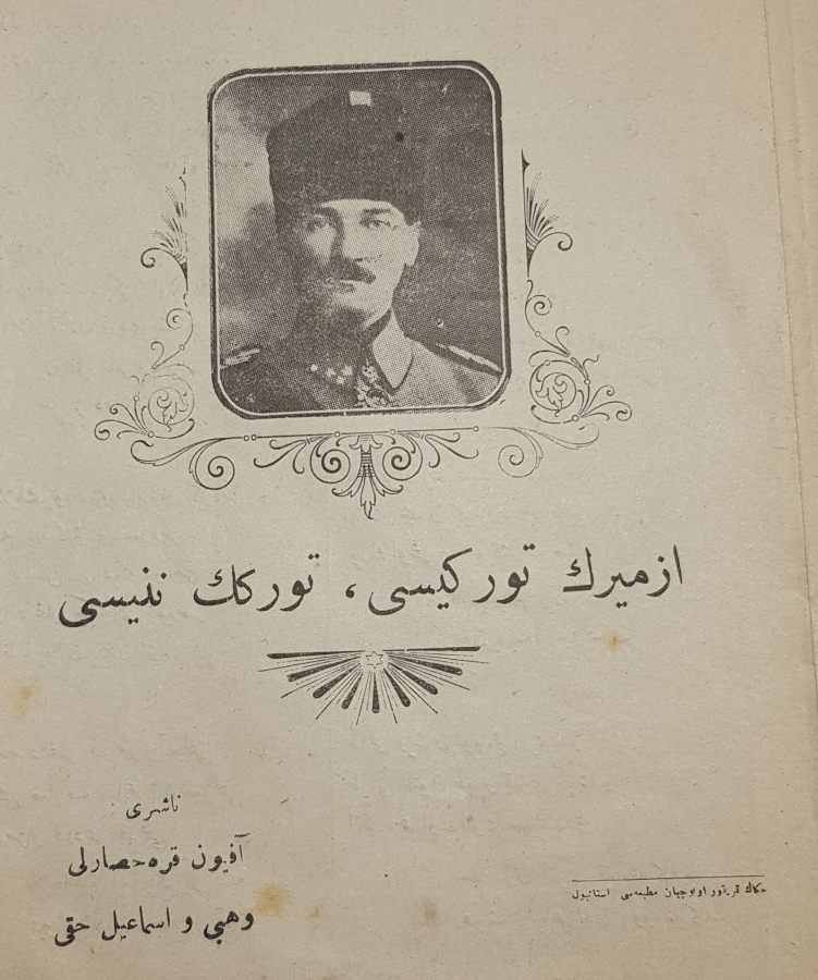 ATATÜRK GÖRSELLİ OSMANLICA YAZILI MARŞ KİTABI