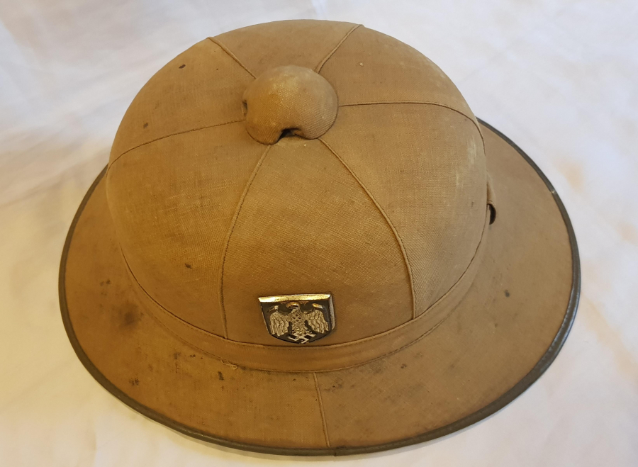 2. DÜNYA SAVAŞI NAZİ ALMANYASI AFRİKA KOLORDU ASKER MİĞFERİ - ÇOK NADİR