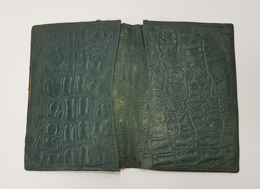 OSMANLICA ANADOLU ANONİM TÜRK SİGORTA ŞİRKETİ YAZILI DERİ CÜZDAN