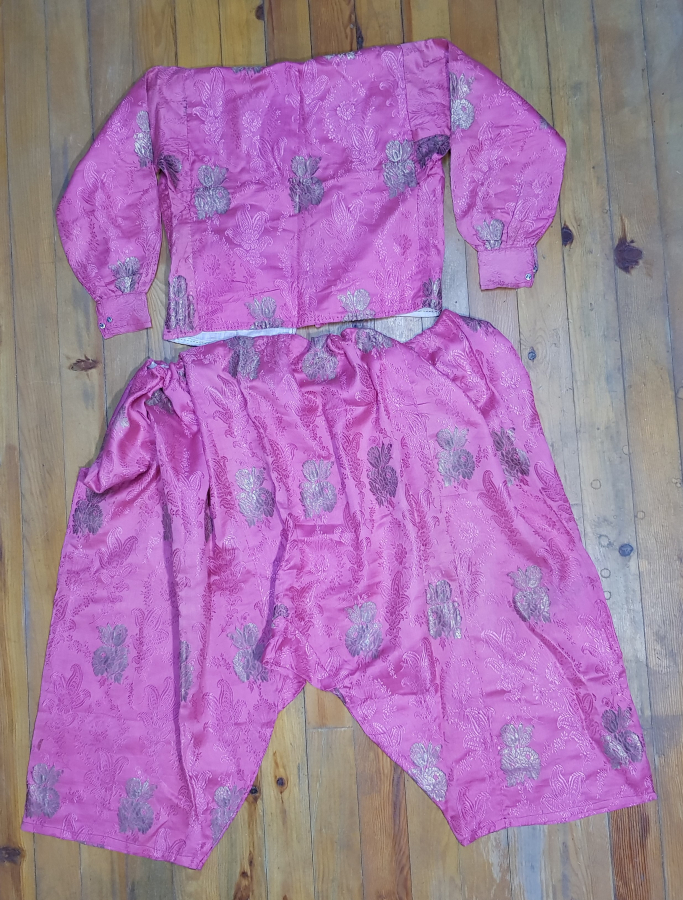 OSMANLI DÖNEMİ ELMASİYE ŞALVAR CEPKEN TAKIMI