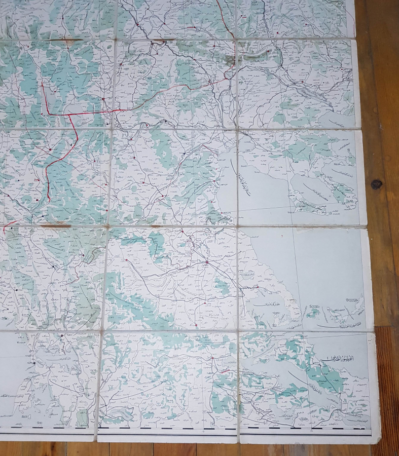 OSMANLI DÖNEMİ DEV BOY BALKANLAR HARİTASI