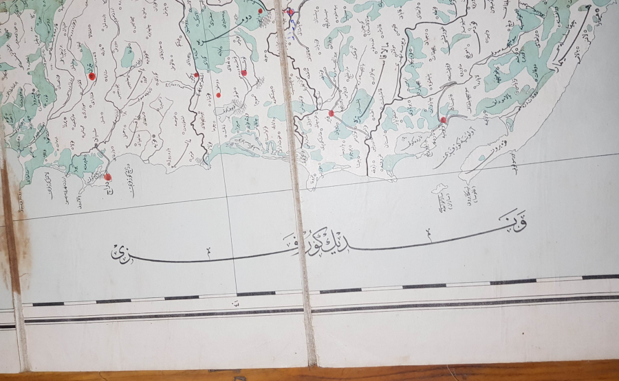 OSMANLI DÖNEMİ DEV BOY BALKANLAR HARİTASI