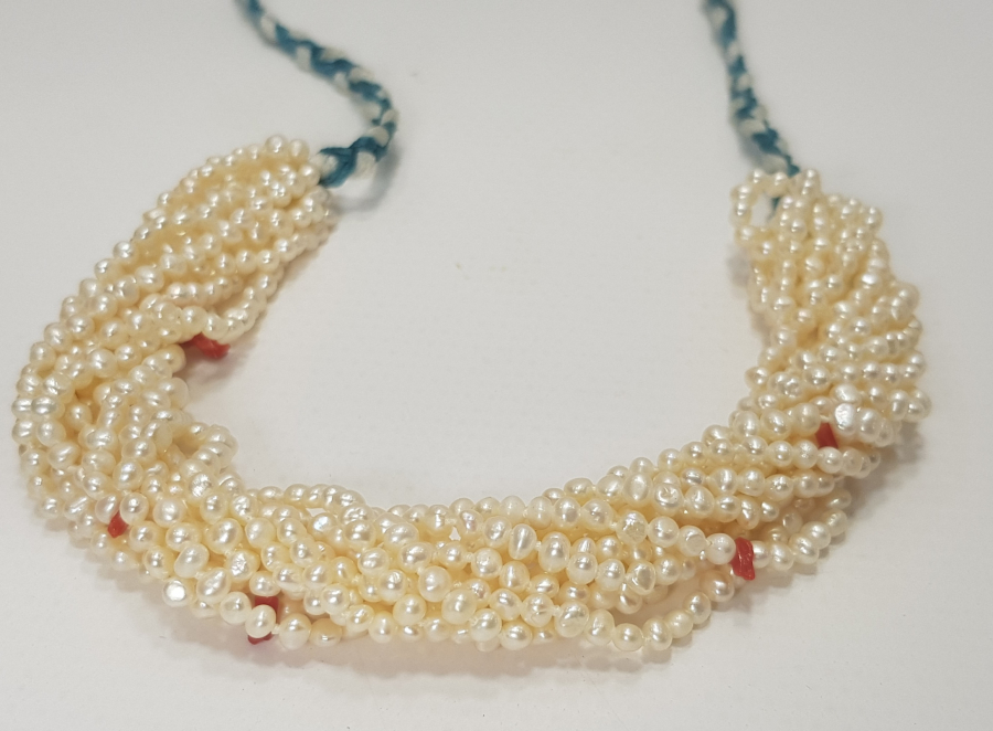 OSMANLI DÖNEMİ MERCANLI KUM İNCİ GERDANLIK