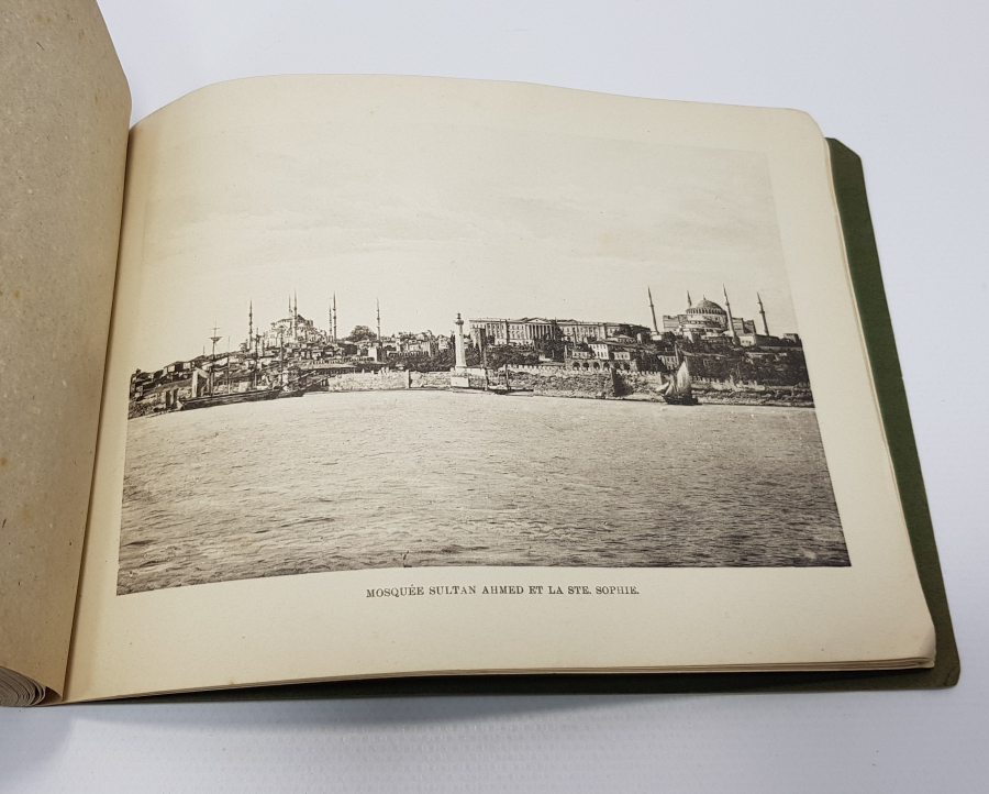 SOUVENIR DE CONSTANTINOPLE BÜYÜK BOY KARTPOSTAL ALBÜMÜ