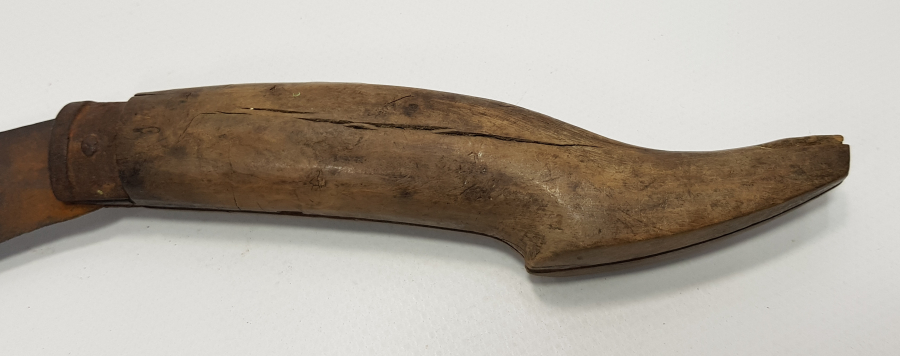 OSMANLICA YEŞİL BURSA YADİGARI YAZILI BAĞ BIÇAĞI