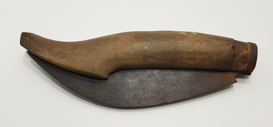 OSMANLICA YEŞİL BURSA YADİGARI YAZILI BAĞ BIÇAĞI