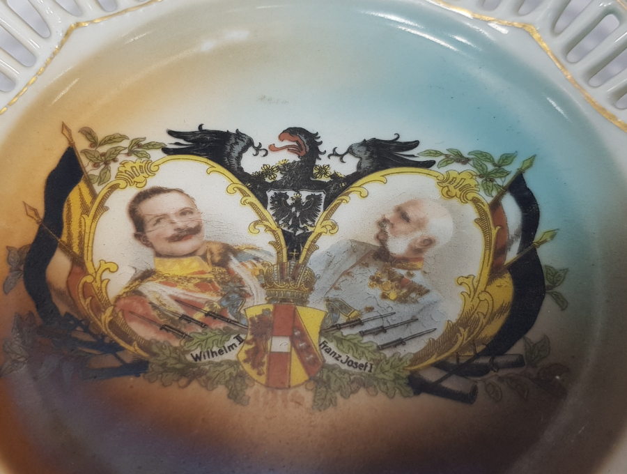 1. DÜNYA SAVAŞI İTTİFAK PORSELEN TABAK