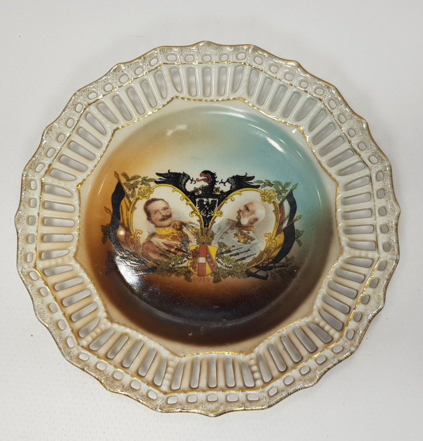 1. DÜNYA SAVAŞI İTTİFAK PORSELEN TABAK