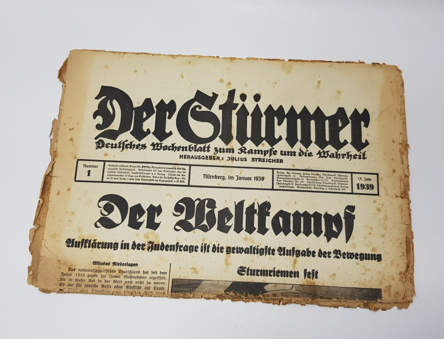 NAZİ DÖNEMİ ORJİNAL GAZETE