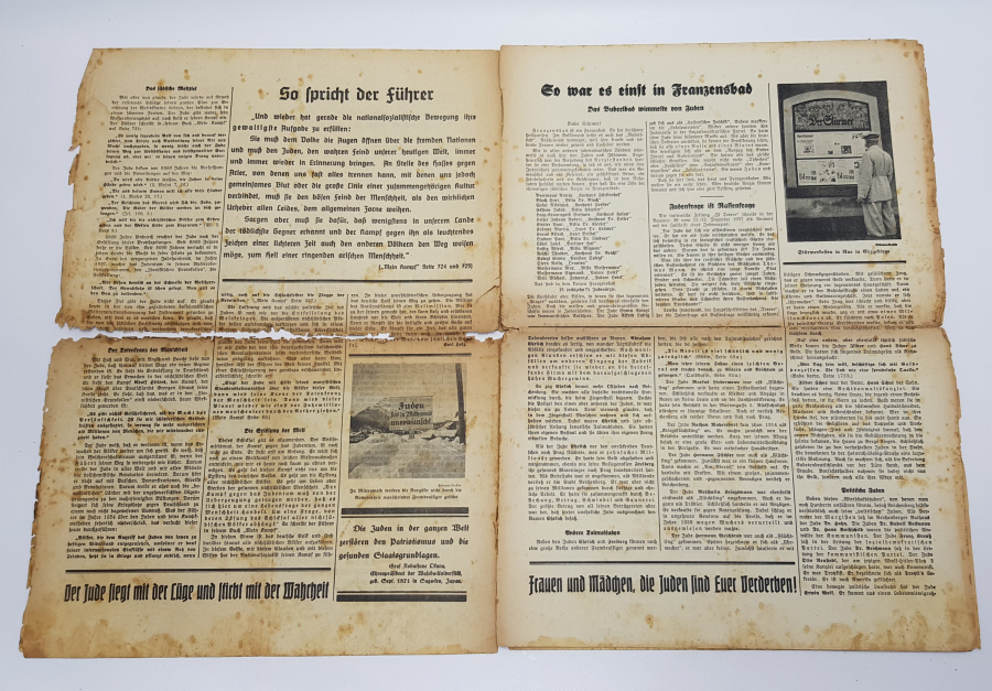 NAZİ DÖNEMİ ORJİNAL GAZETE