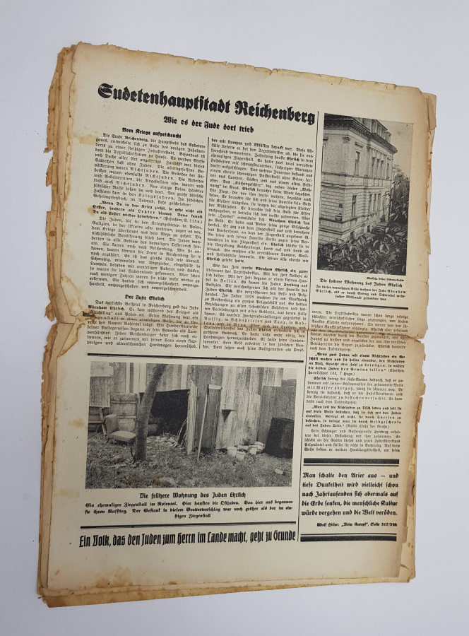 NAZİ DÖNEMİ ORJİNAL GAZETE