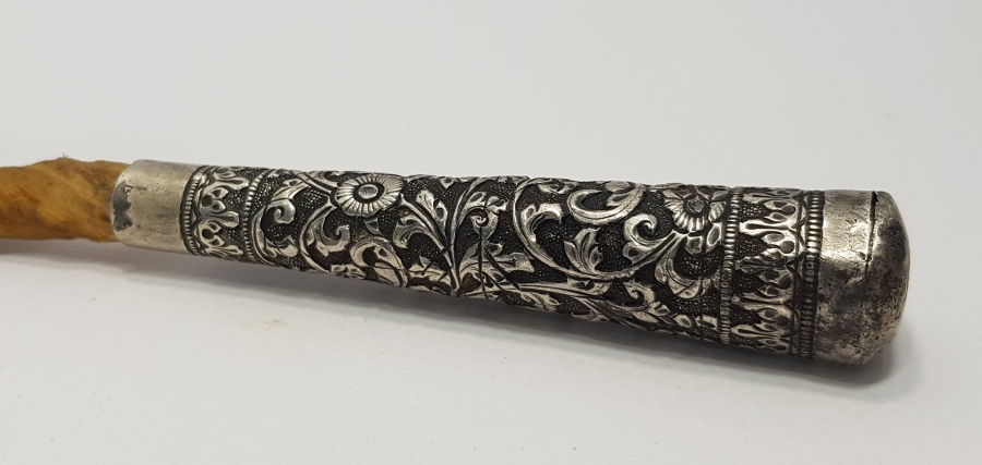 OSMANLI DÖNEMİ GÜMÜŞ SAPLI RUM İŞİ KAMÇI