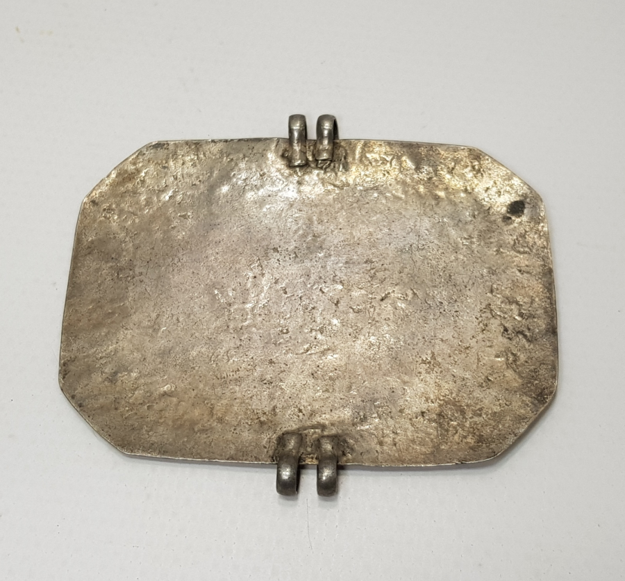 OSMANLI DÖNEMİ KALEM İŞÇİLİKLİ GÜMÜŞ PAZUBEND