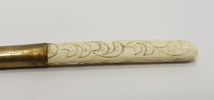 OSMANLICA BURSA YAZILI VE USTA DAMGALI SÜNNET KAMASI