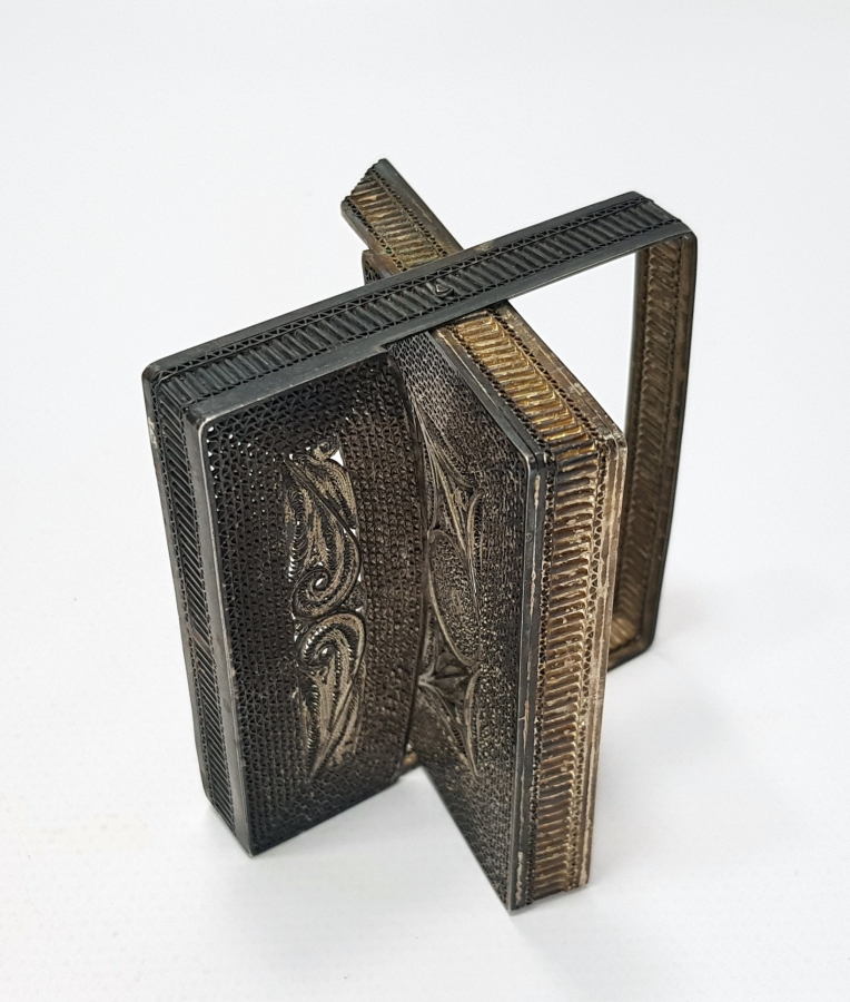 OSMANLI DÖNEMİ TELKARİ İŞÇİLİKLİ ESERİ İSTANBUL SİGARA TABAKASI