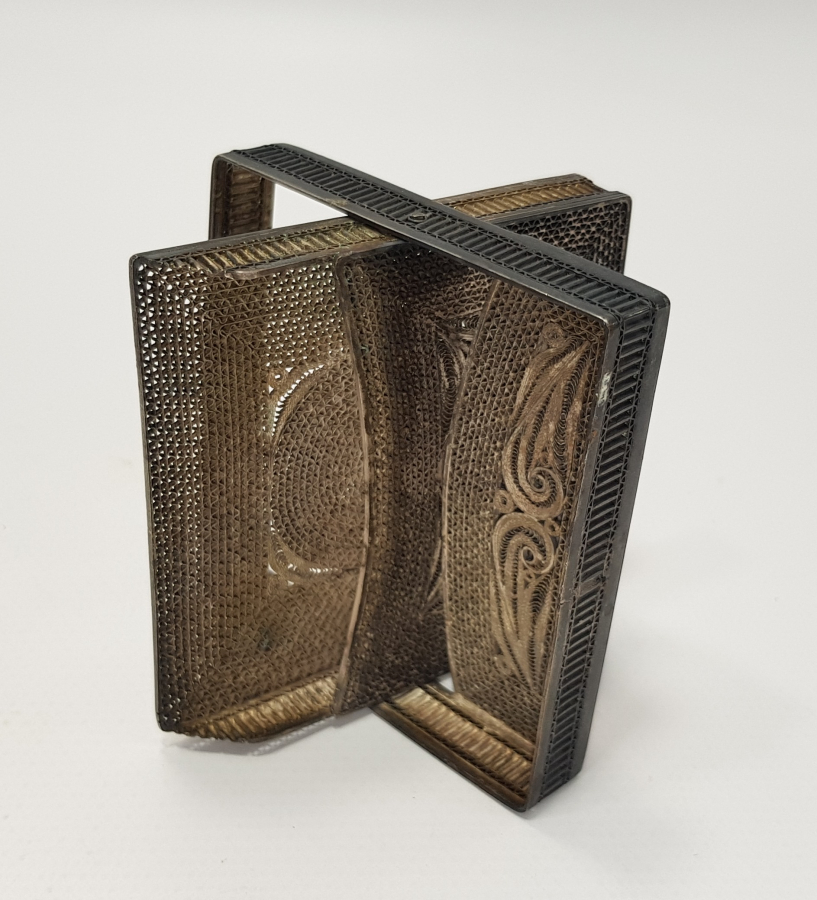 OSMANLI DÖNEMİ TELKARİ İŞÇİLİKLİ ESERİ İSTANBUL SİGARA TABAKASI