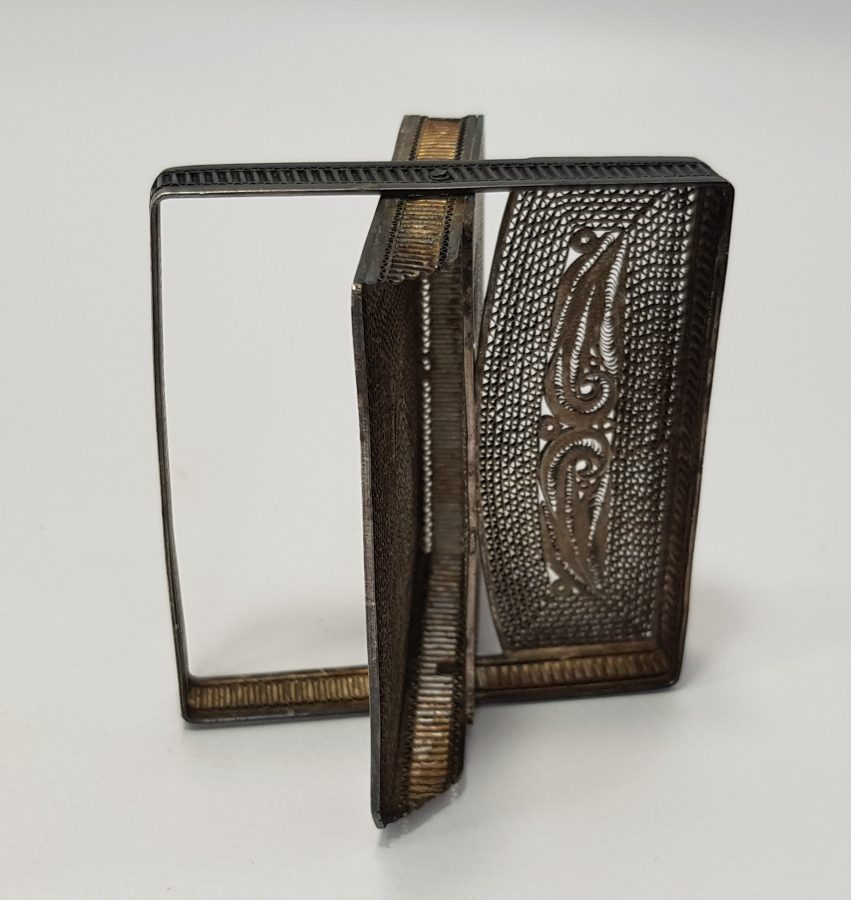 OSMANLI DÖNEMİ TELKARİ İŞÇİLİKLİ ESERİ İSTANBUL SİGARA TABAKASI