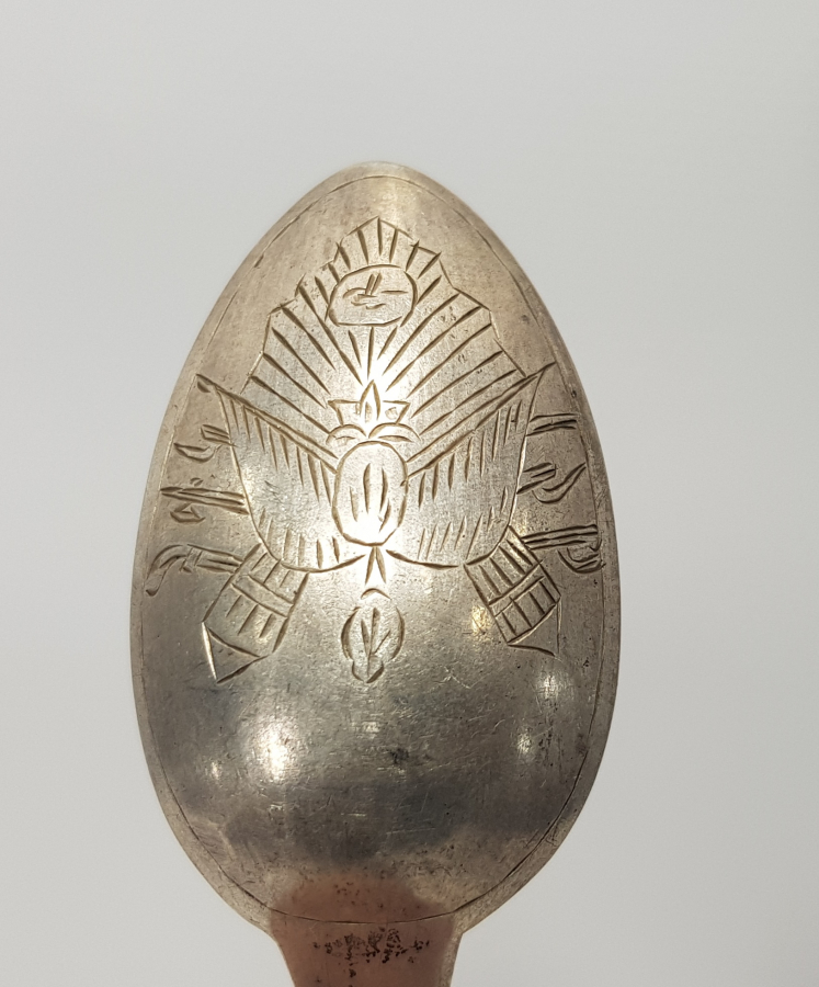 OSMANLI DEVLET ARMALI VE TUĞRALI GÜMÜŞ KAŞIK