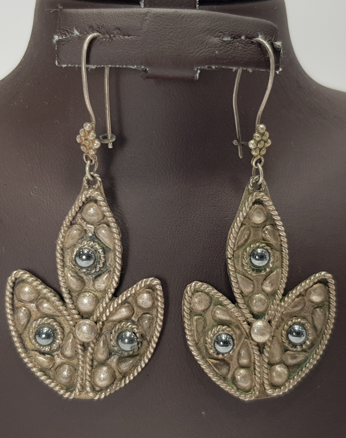 EL İŞİ ÖZEL YAPIM GÜMÜŞ KÜPE